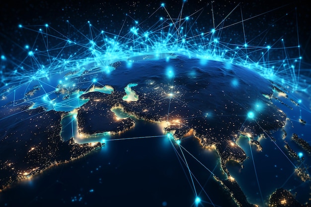 Globale Konnektivität und Datenübertragung