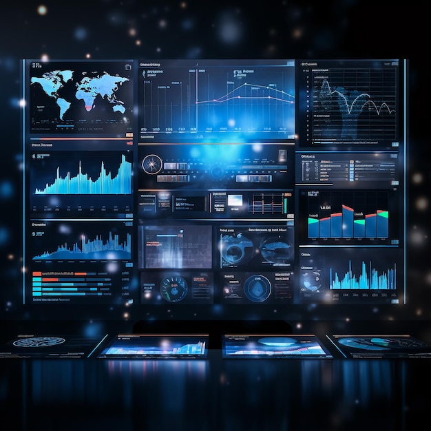 Globale Verbindung und Interaktion Mischmedien