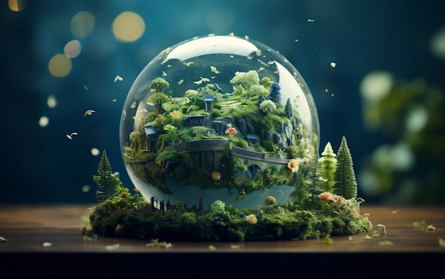 Globales Umweltbewusstsein und generative KI zum Tag der Erde
