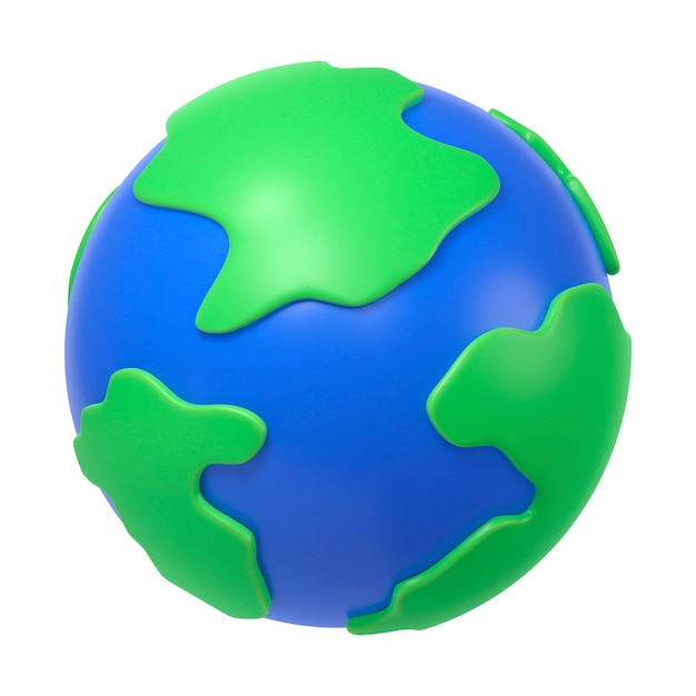 Globo 3D png pegatina entorno de negocios gráfico de fondo transparente