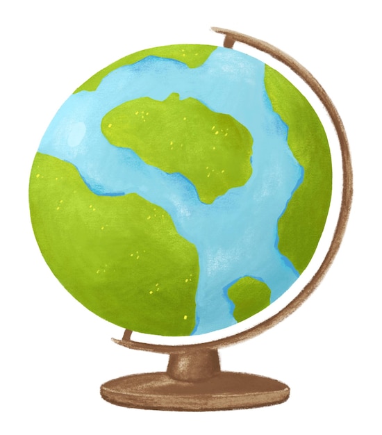 Globo da Terra png ilustração estética fundo transparente