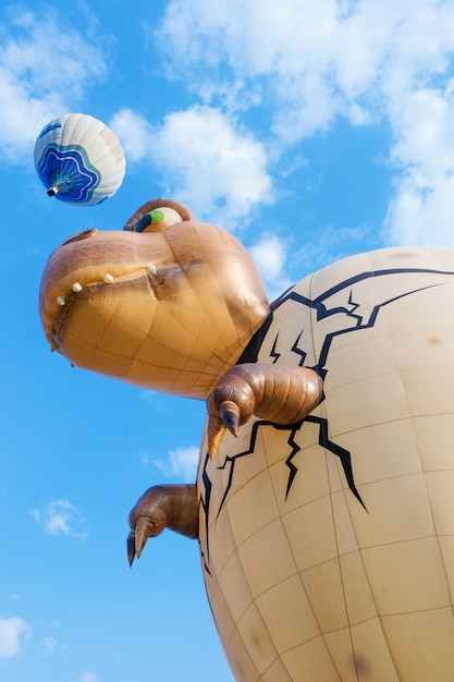 Globo internacional del parque de Singha en el parque de Singha, Chiang Rai, Tailandia.