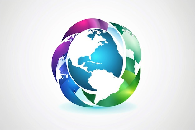 un globo con la palabra mundo en él