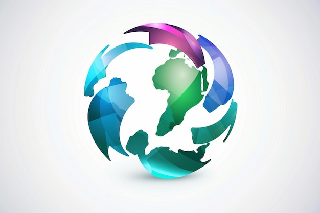 un globo con la palabra mundo en él