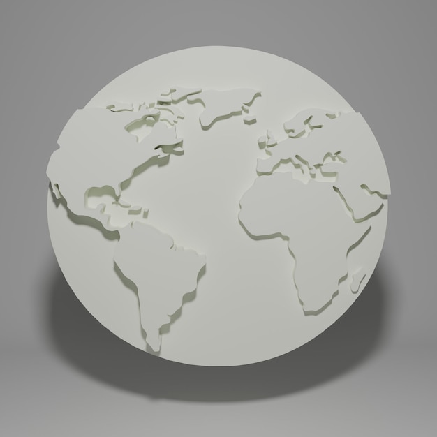 un globo con la palabra mundo en él