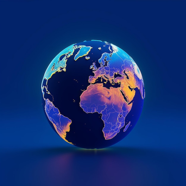 un globo con la palabra mundo en él