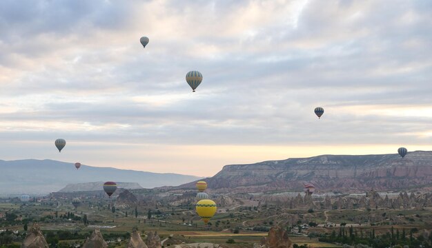 Globos aerostáticos en los valles de Capadocia