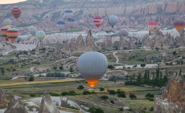 Globos aerostáticos en los valles de Capadocia