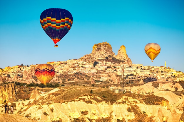 Globos de aire caliente sobre Capadocia