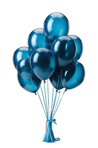 los globos azules