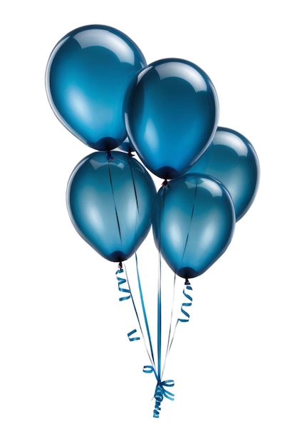 los globos azules