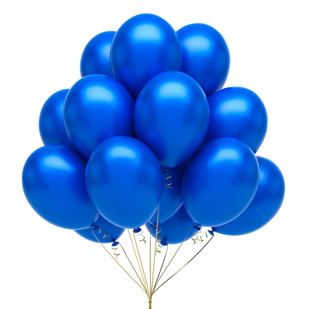 Globos azules png imágenes