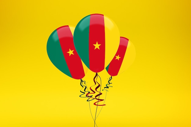 Globos de la bandera de Camerún