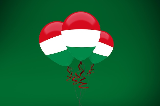 Globos de la bandera de Hungría