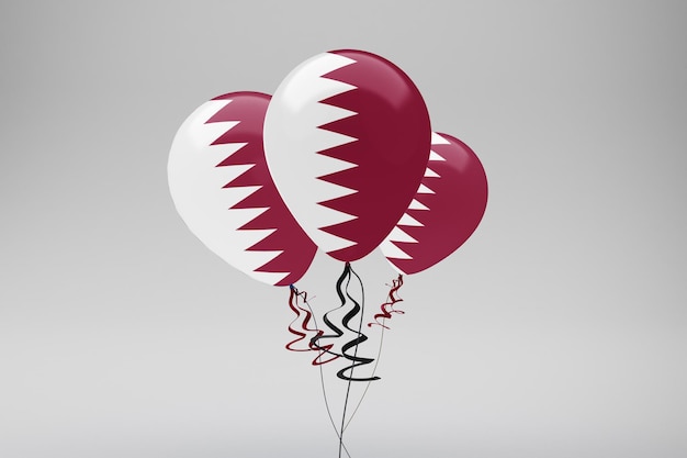 Globos de la bandera de Qatar