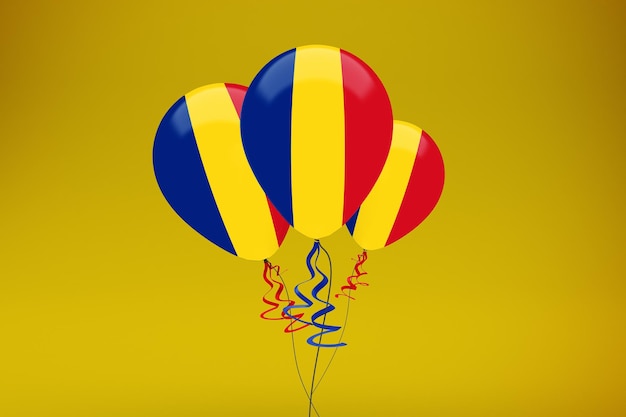 Globos de la bandera de Rumania