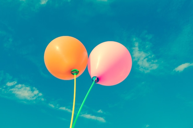 Globos en el cielo