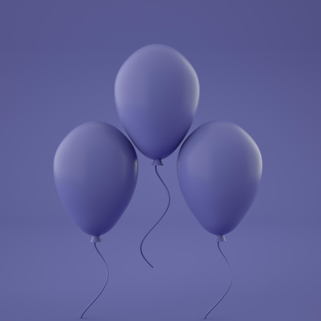 Globos en el color del año 2022