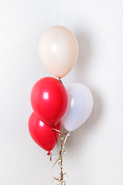 Globos de colores en estudio