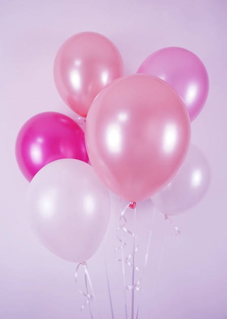 Los globos de colores