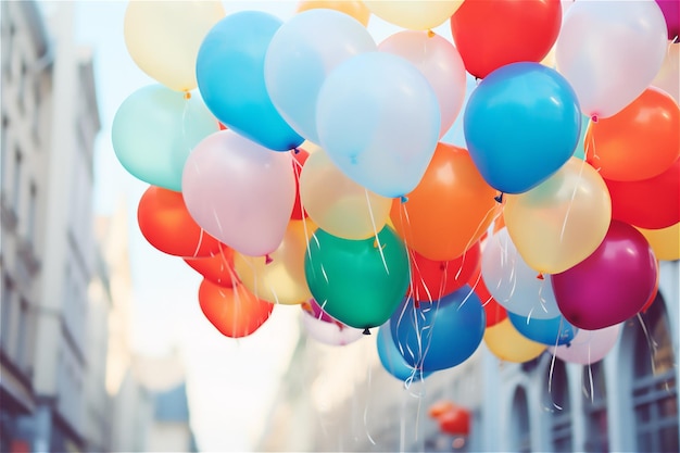 globos de colores