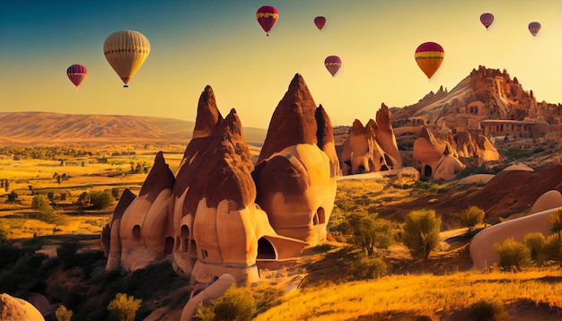 Globos en el desierto IA generativa