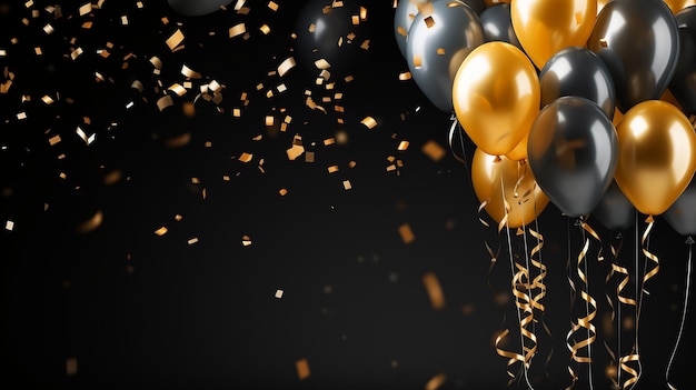 globos dorados