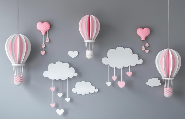 globos con un globo que dice amor en él