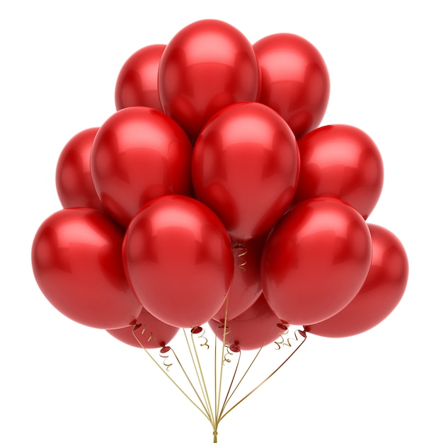 Globos rojos