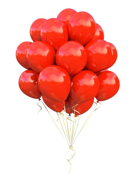 Globos rojos