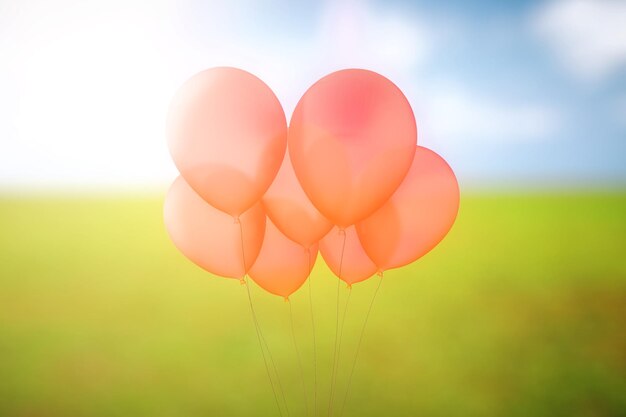 Globos rojos