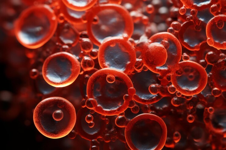 Foto glóbulos bajo el microscopio sangre imagenes