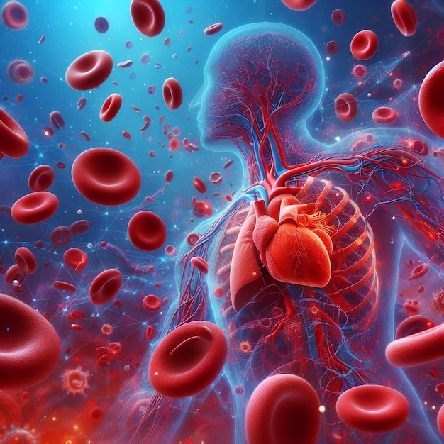Los glóbulos rojos humanos