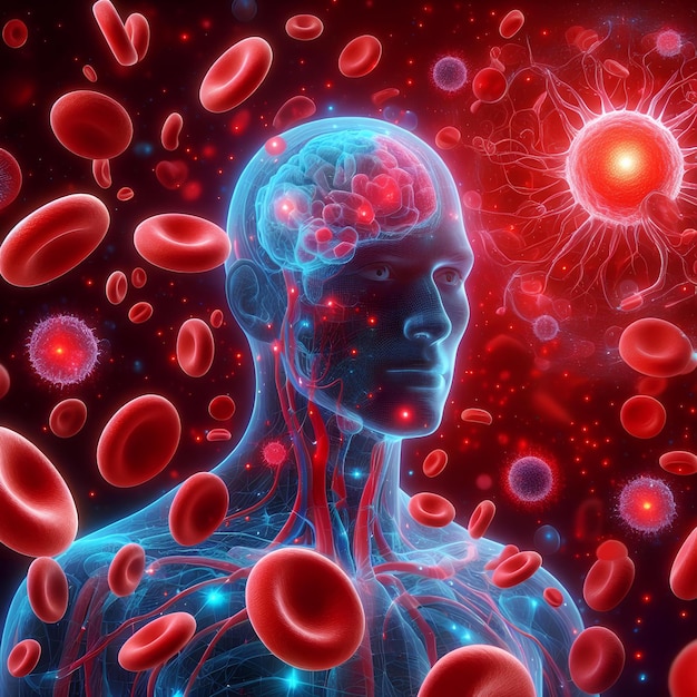 Los glóbulos rojos humanos