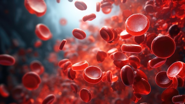 Foto glóbulos vermelhos