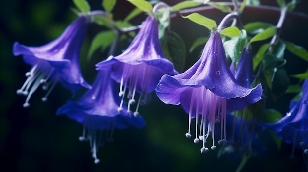 Glockenblume Realistische Blüte KI-generiertes Bild