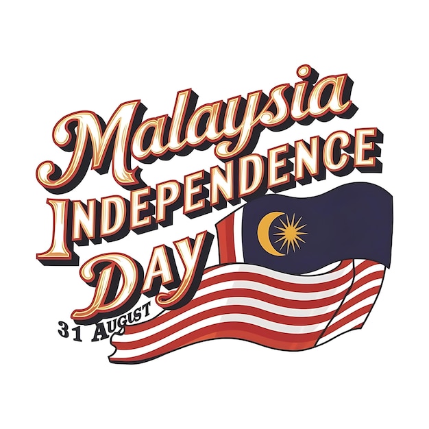 Gloria y gratitud Día de la Independencia de Malasia generado por ai
