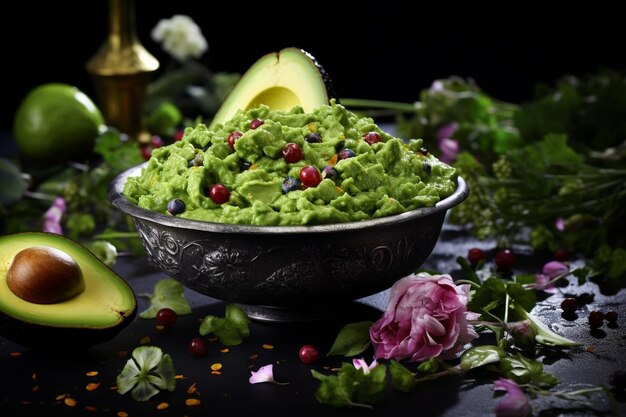 Glória Verde Guacamole Fotografia Elegança Melhor foto de Guacamole