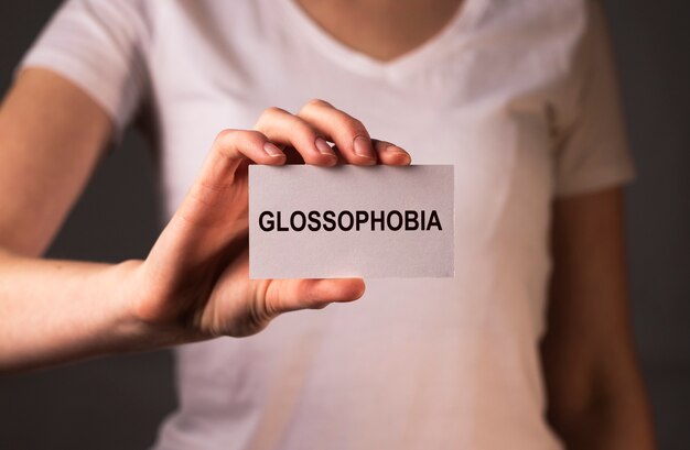 Glosofobia palabra miedo y fobia a hablar en público