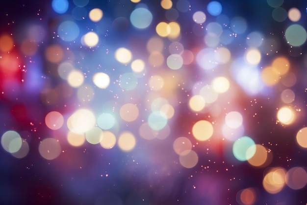 Glow Holiday Blurred Bokeh Luzes de Natal Fundo