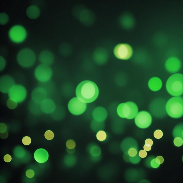 Glowing abstract glowing background verde luzes desfocadas