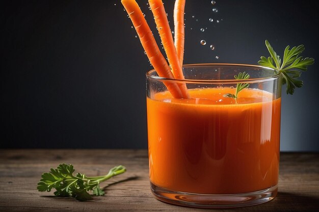 Glowing Glass of Carrot Juice Euphoria ar