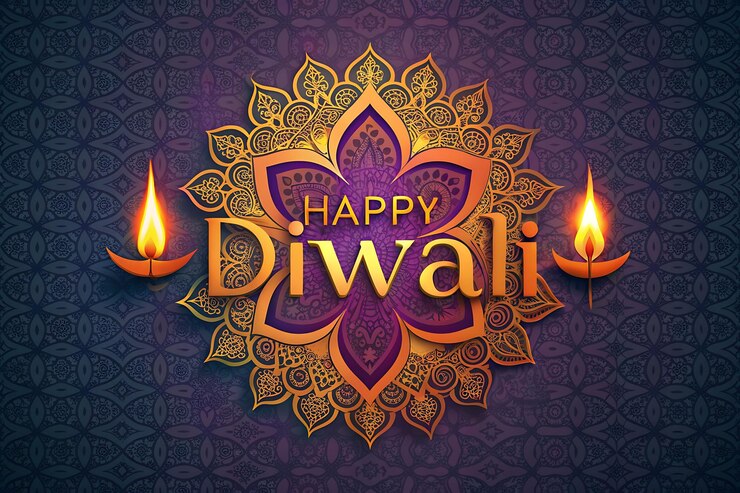 Foto glückliche diwali-illustration