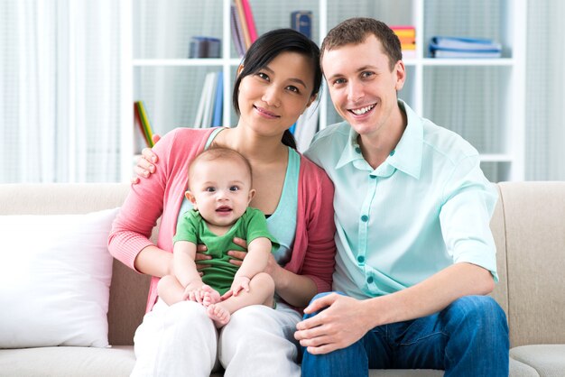 Glückliche Familie