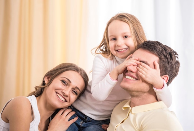 Glückliche Familie