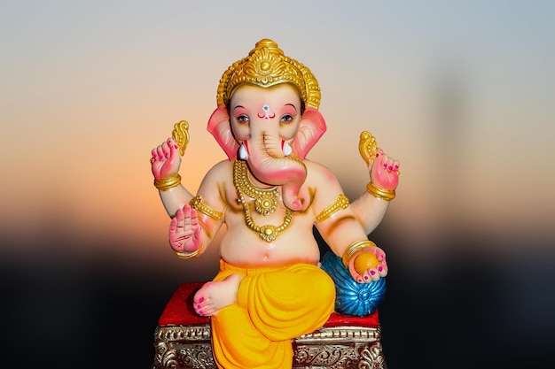 Glückliche Ganesh Chaturthi Grußkarte