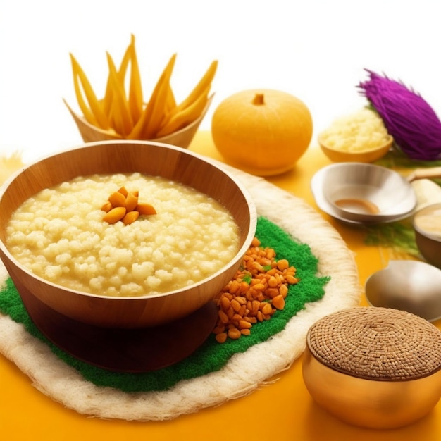 Glückliche Pongal-Feiern im Bildgenerator