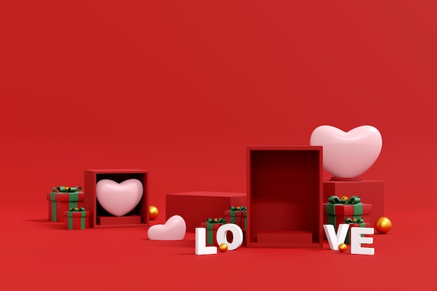 Glückliche Valentinstag-Hintergrund