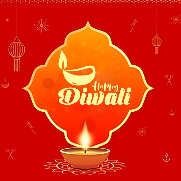 Glücklicher Diwali-Hintergrund l Diwali-Festival-Banner l elegantes Glückliches Diwali-Banner-Design für soziale Medien