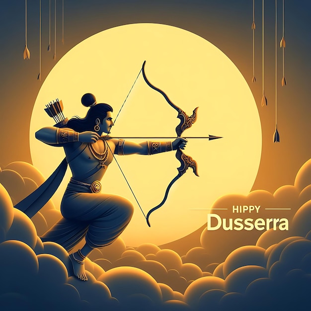 Foto glücklicher dusshera